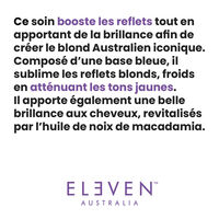 Routine cheveux blonds