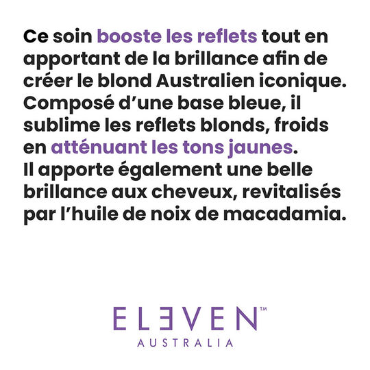 Routine cheveux blonds