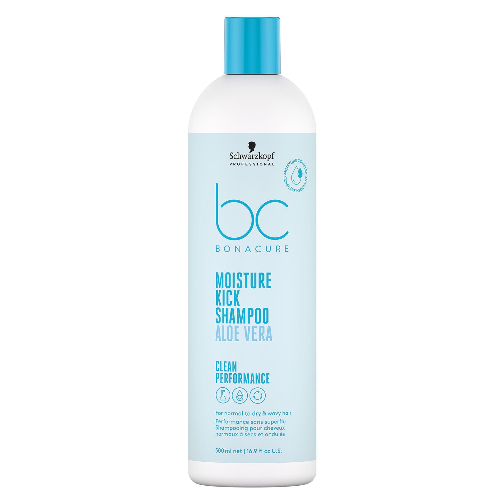 Shampooing hydratant aloe vera BC Moisture Kick 500 ml