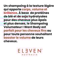 Shampooing volumateur I Want Body