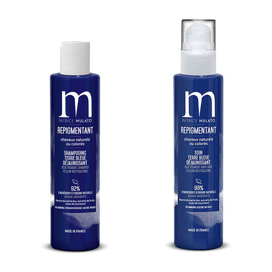 Rituel repigmentant shampooing + soin terre bleue