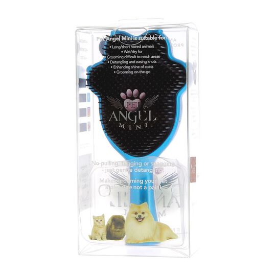 Brosse pour animaux Pet Angel Turquoise Petit mod&egrave;le