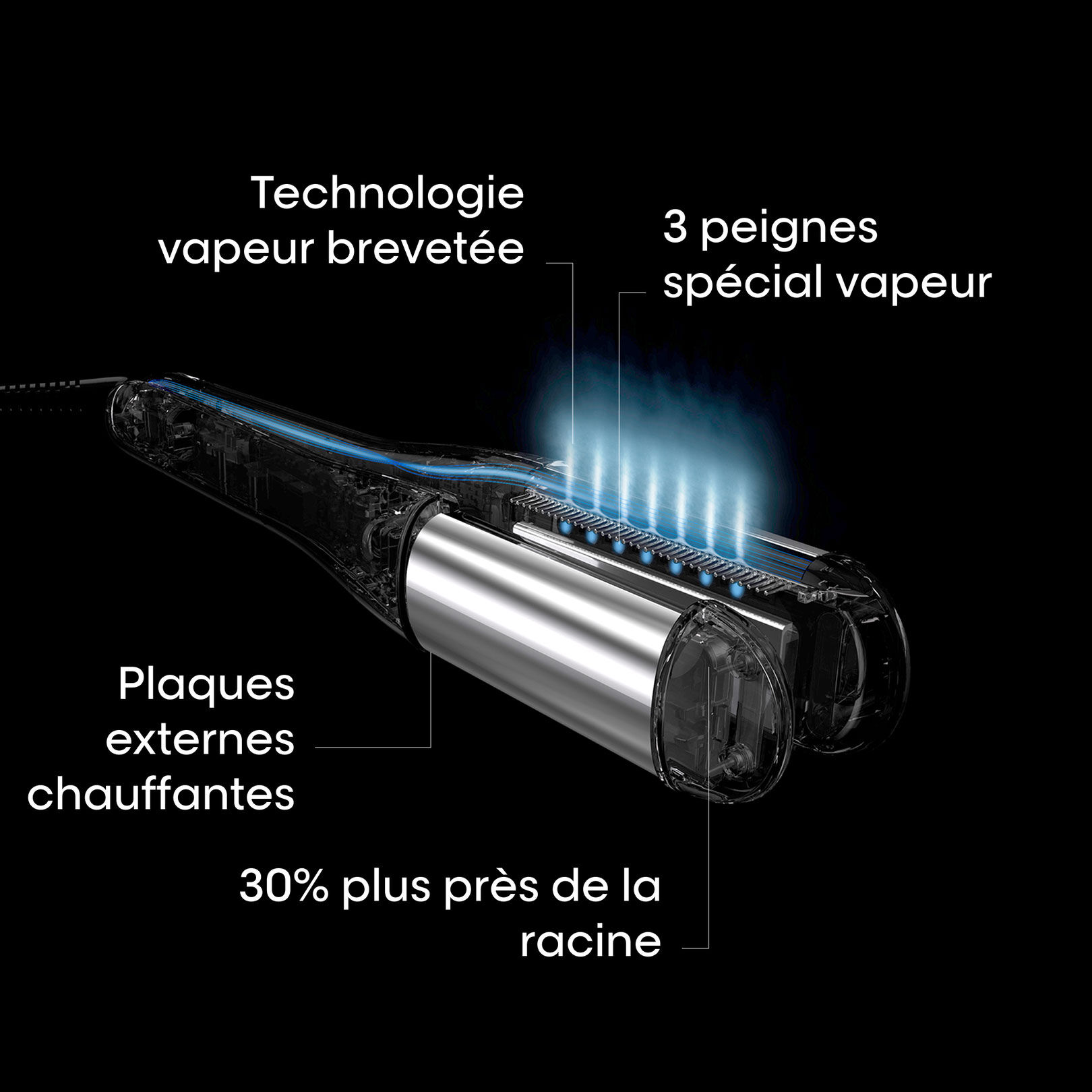 Duo SteamPod 4 &eacute;dition limit&eacute;e Meteora et soin lissant