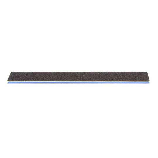 Lime rectangulaire noire pour ongles naturels 100/180 : Grain moyen / fin