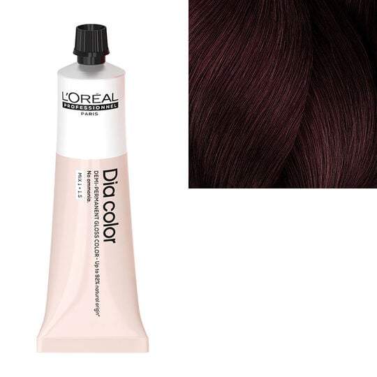 Coloration ton sur ton Dia Color 4.62 ch&acirc;tain rouge iris&eacute;