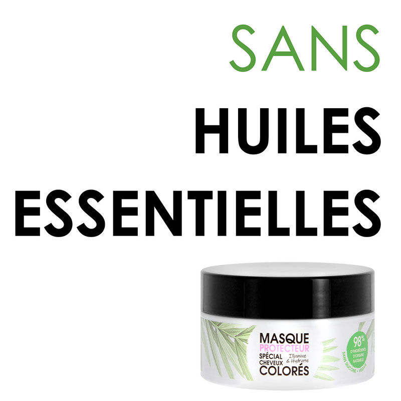 Masque protecteur cheveux color&eacute;s Gamme Nature
