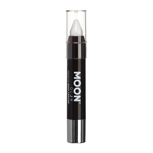 Crayon n&eacute;on corps et visage Moon Glow blanc