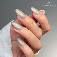 Vernis semi-permanent Gel Lack glitter portrait