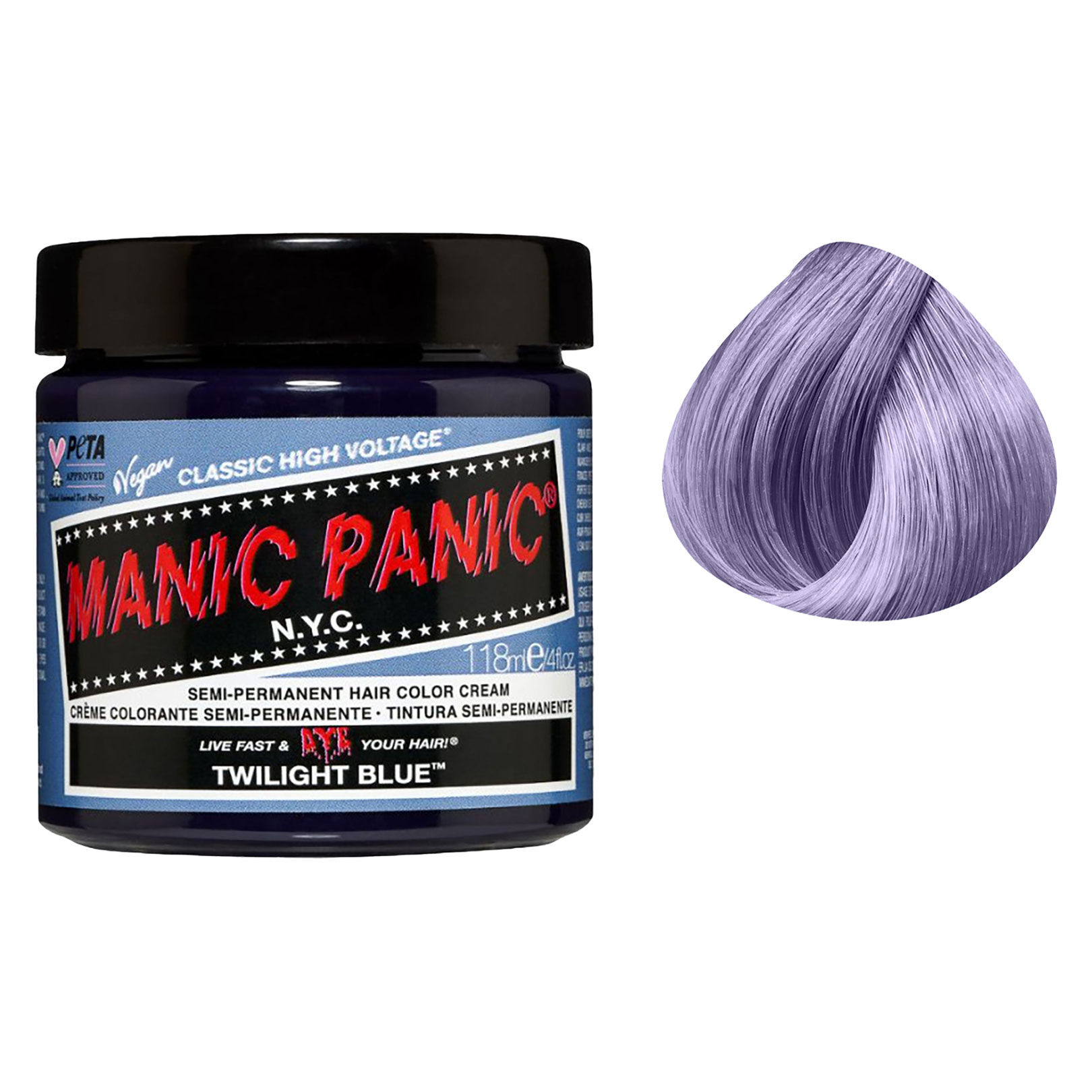 Coloration semi-permanente twilight blue