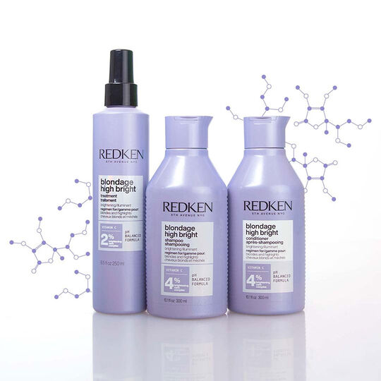 Après-shampooing illuminant pour cheveux blonds Blondage High Bright