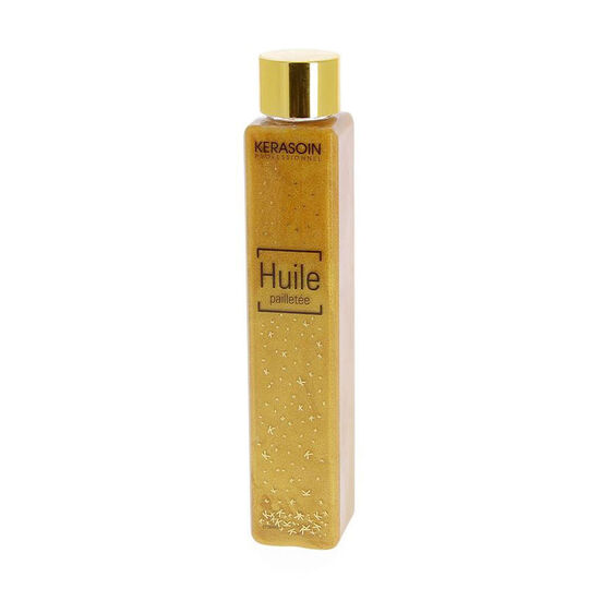 Huile sèche pailletée