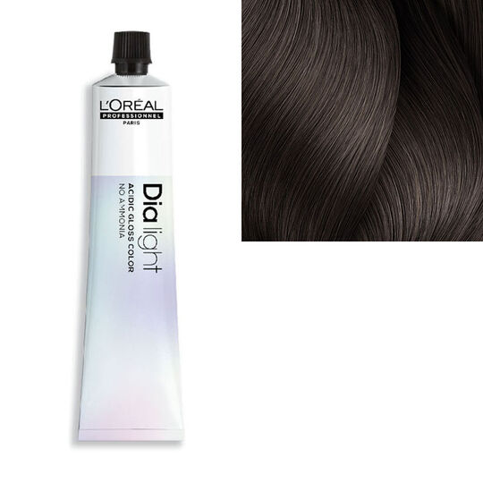 Coloration ton sur ton Dialight 7.12 blond cendr&eacute; iris&eacute;