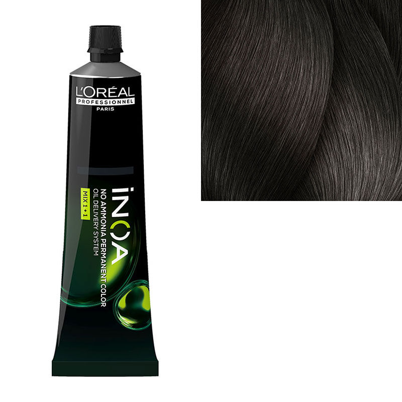 Coloration sans ammoniaque Inoa 6.1 blond fonc&eacute; cendr&eacute;