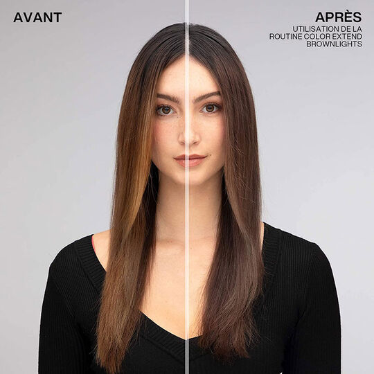 Le rituel Color Extend Brownlights pour cheveux bruns