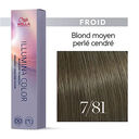 7/81 blond perl&eacute; cendr&eacute;