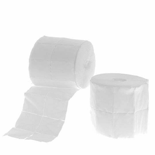 Rouleaux de carrés de cellulose