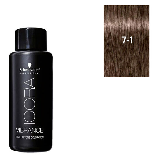 Coloration demi-permanente Igora Vibrance 7-1