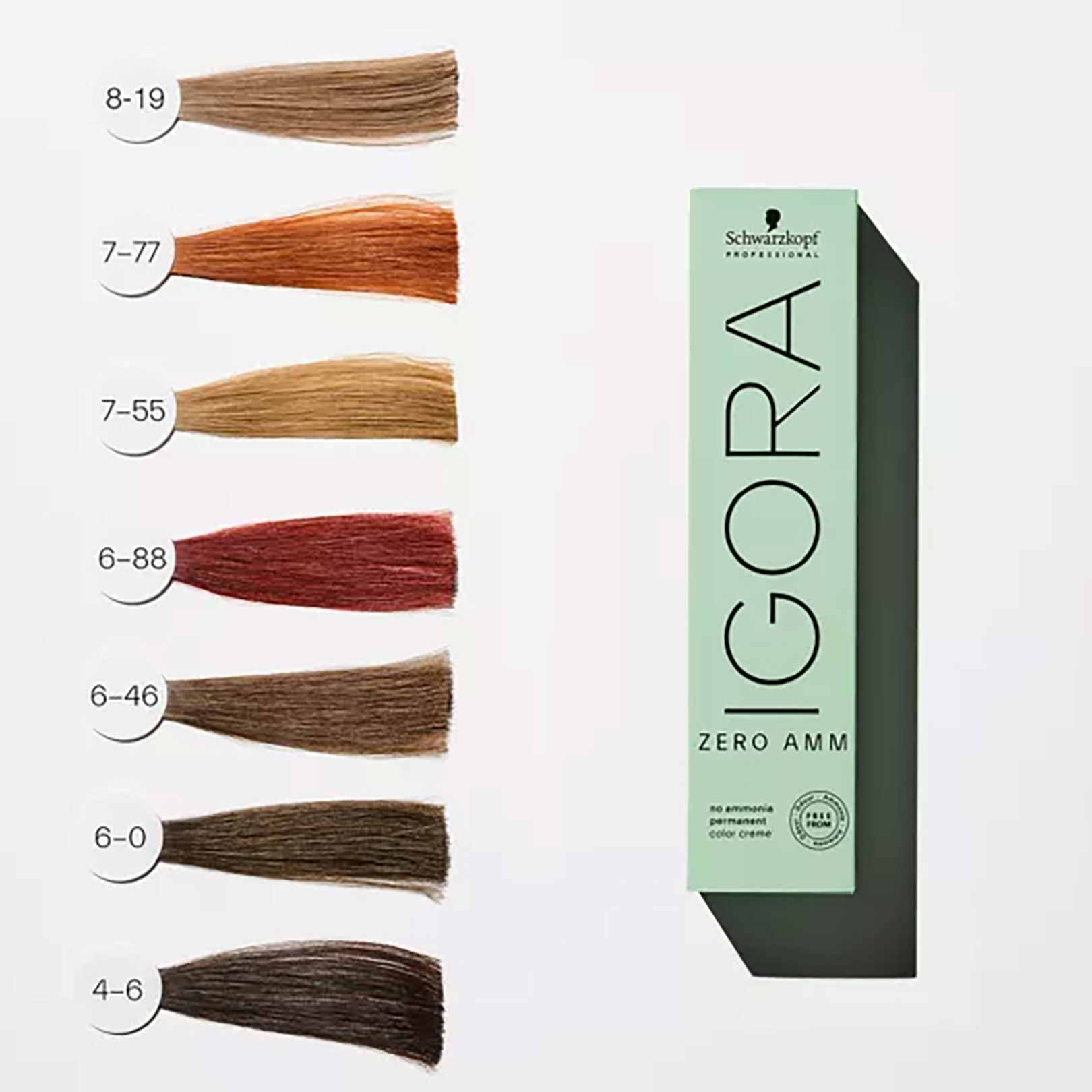 Coloration Igora Zero Amm 6-0 blond fonc&eacute; naturel