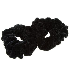 2 Chouchous velours XXL noir