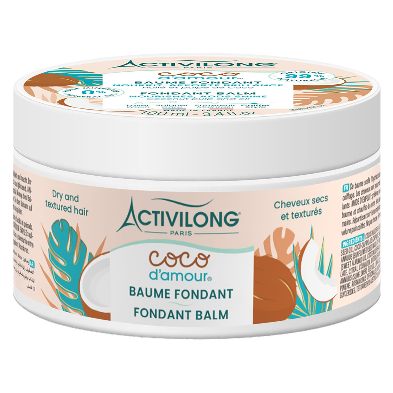 Baume fondant cheveux secs et textur&eacute;s Coco d'amour