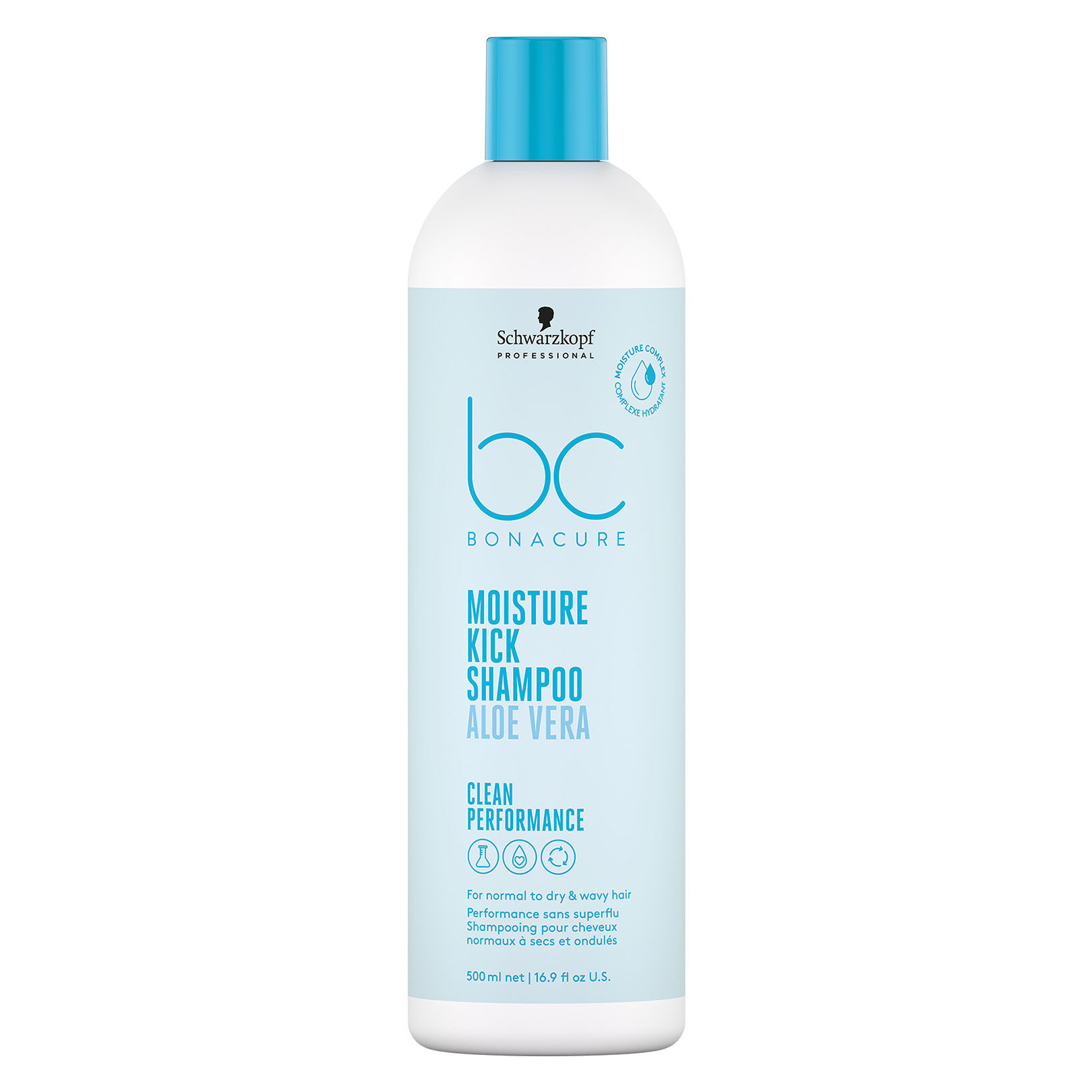 Shampooing hydratant aloe vera BC Moisture Kick 500 ml