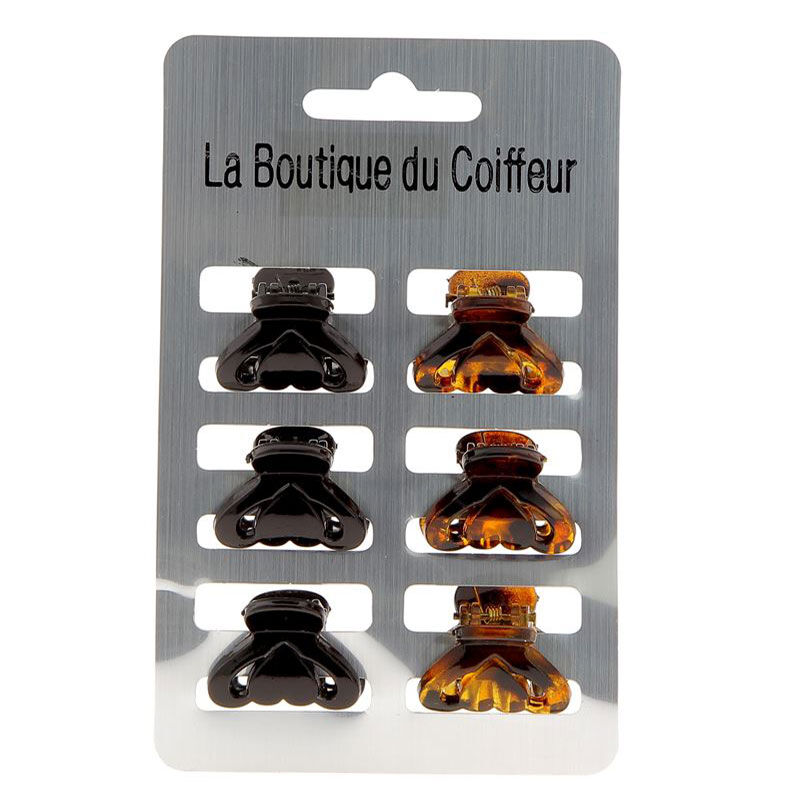 Petites pinces croco c&oelig;ur
