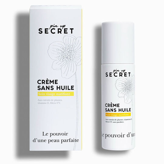 Crème sans huile soin matifiant hydratant visage