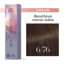 6/76 blond fonc&eacute; marron violine