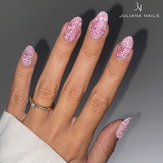 Vernis semi-permanent Gel Lack glitter mosaic