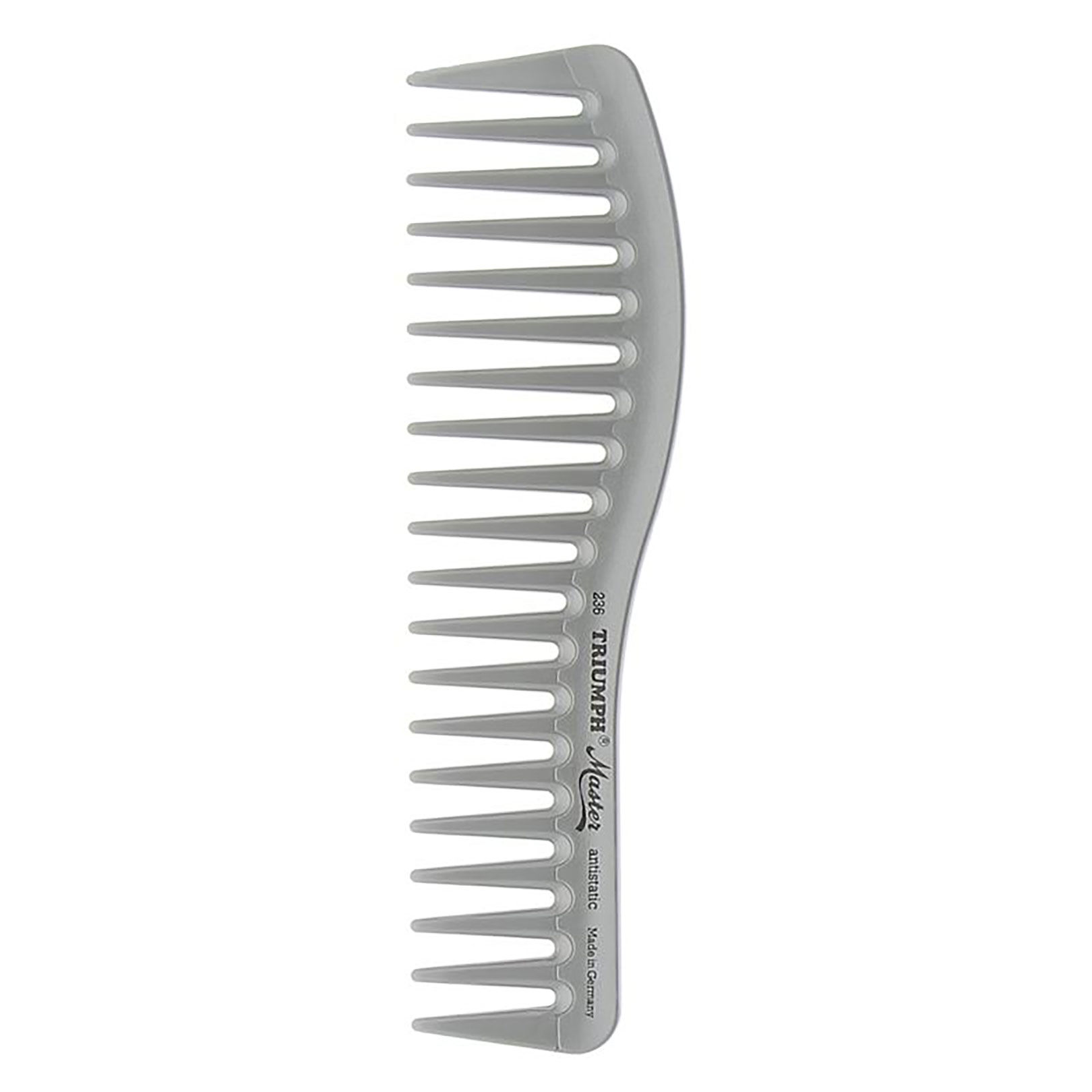 Peigne dos courbe T236 Argent