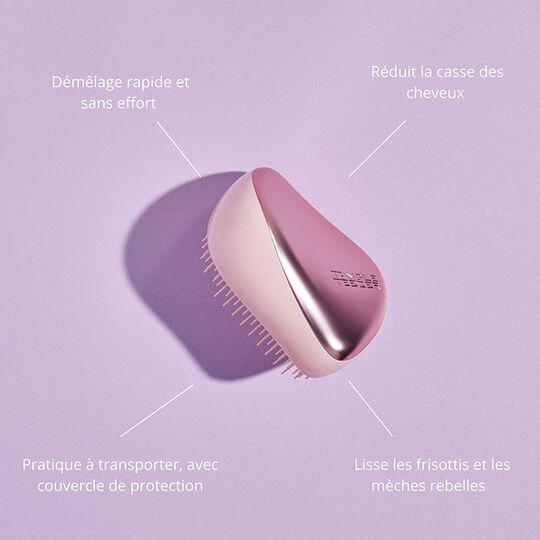 Brosse démêlante Compact Styler rose gold cream