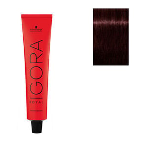 Coloration permanente Igora Royal 5-819 ch&acirc;tain clair nocturne rouge cendr&eacute; violet