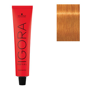 Coloration permanente Igora Royal 9-7 blond tr&egrave;s clair cuivr&eacute;