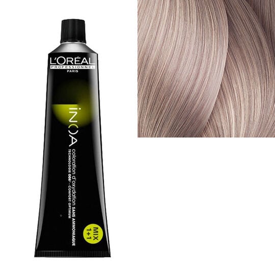 Coloration sans ammoniaque Inoa 10.21 blond très très clair irisé cendré