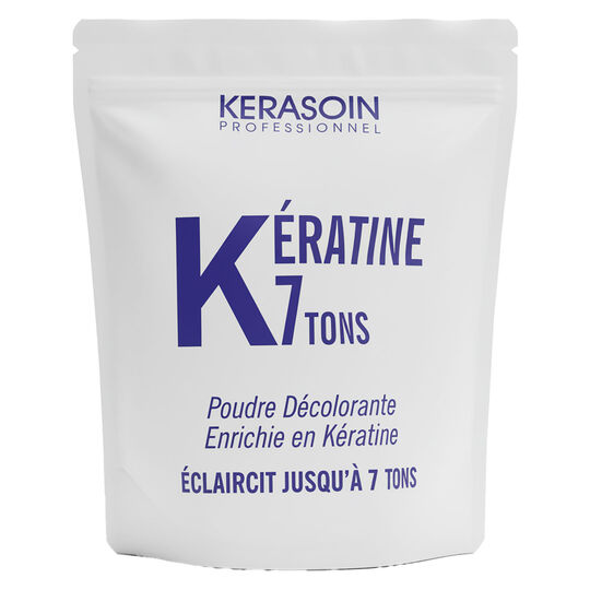 Poudre d&eacute;colorante bleue enrichie en k&eacute;ratine 7 tons
