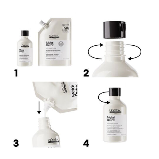 Duo recharge Metal Detox + shampooing 500ml