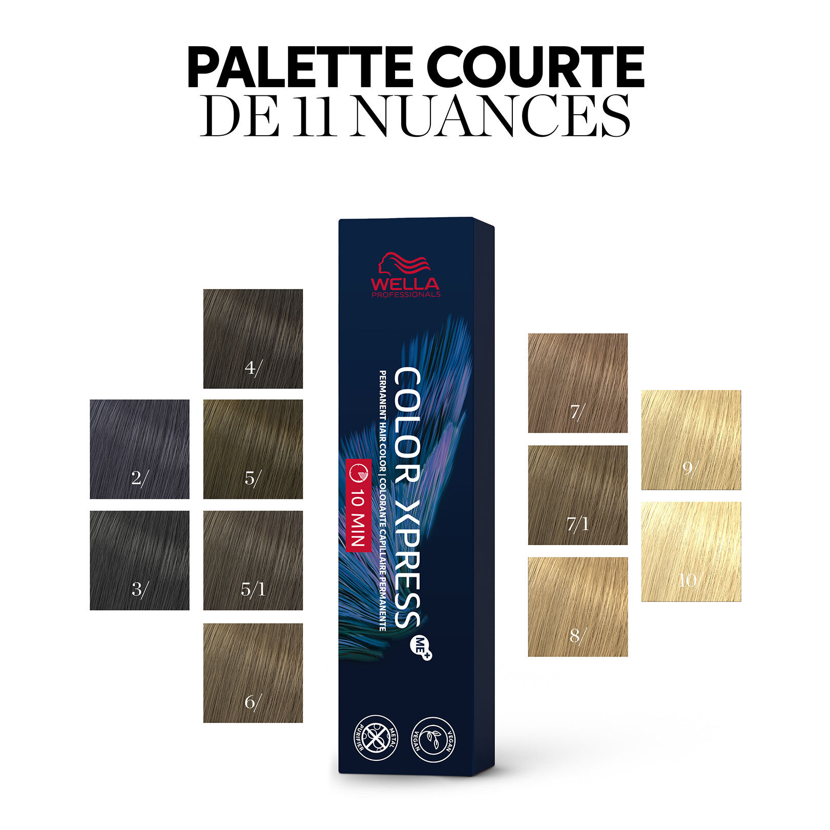 Coloration permanente Color Xpress 7/1 blond cendr&eacute;