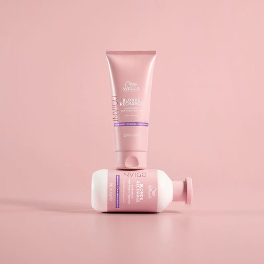 Shampooing raviveur de couleur blond froid Invigo Blonde Recharge 1000ml