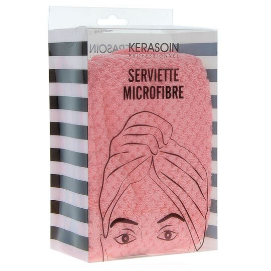 Serviette microfibre rose