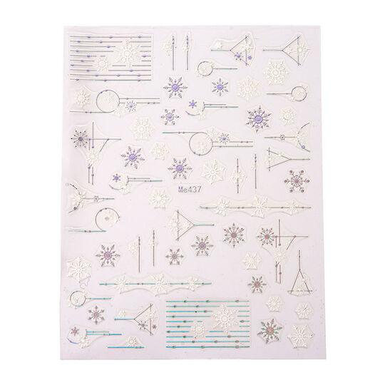 Décors adhésifs pour ongles Holo Christmas