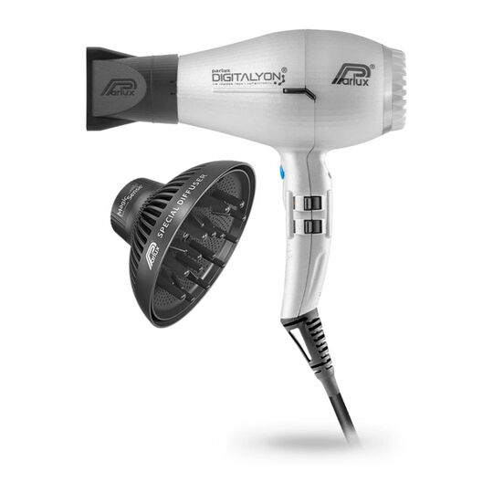Sèche-cheveux Digitalyon et son diffuseur Magic Sense argent