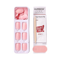 Faux ongles impress color pick me pink
