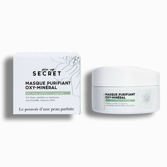 Masque oxy-min&eacute;ral soin visage purifiant