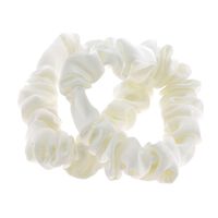 Chouchous satin&eacute;s fins x 2 blanc