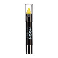 Crayon néon corps et visage Moon Glow jaune