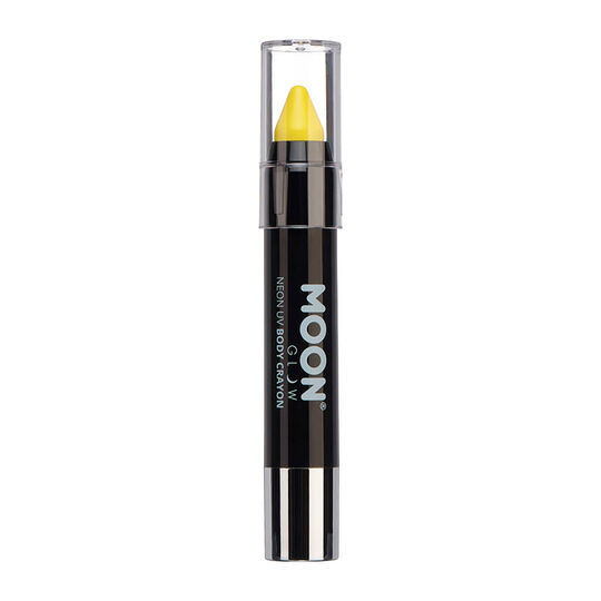 Crayon néon corps et visage Moon Glow jaune