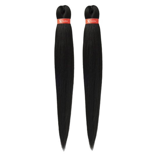 Cheveux &agrave; tresser pr&eacute;-etir&eacute;s 2 x 46" 1B