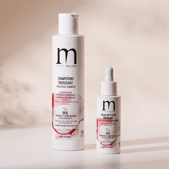 Cure antichute énergisant pour cheveux clairsemés cure 6 semaines