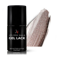 Vernis semi-permanent Gel Lack glitter portrait