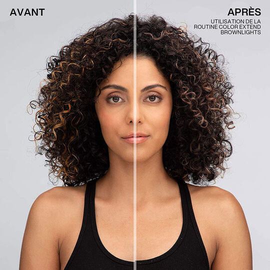 Le rituel Color Extend Brownlights pour cheveux bruns